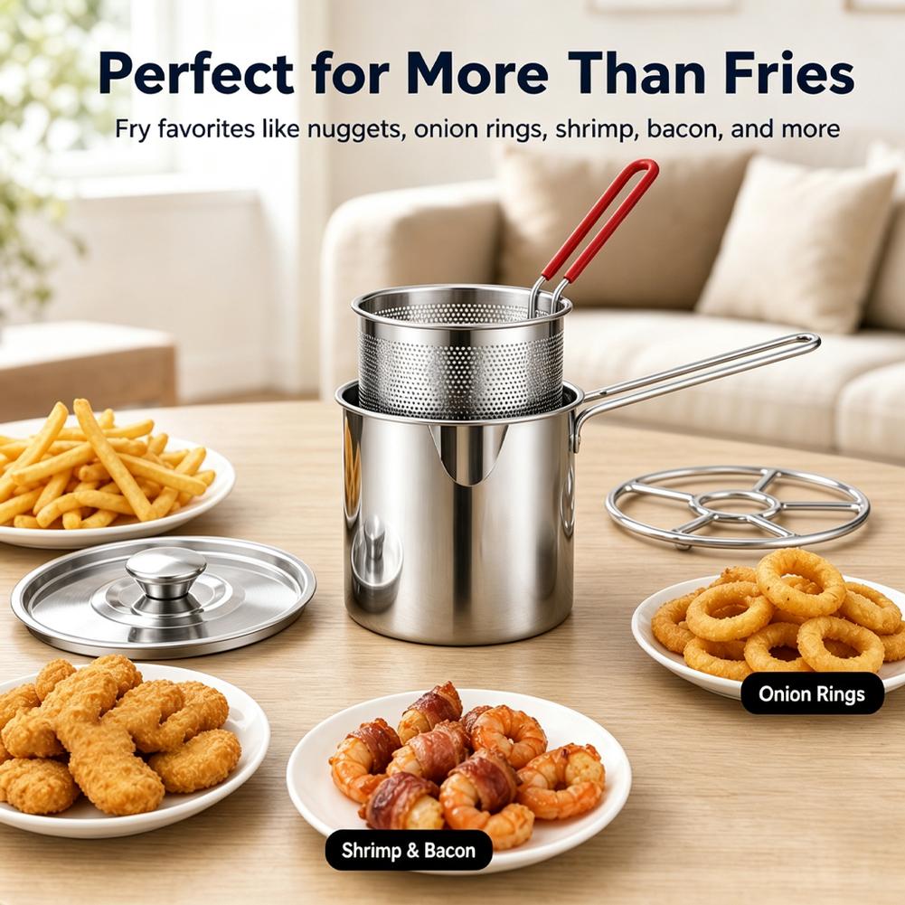 Deep Fryer Stainless - 304 Stainless Steel Deep Fryer Pot