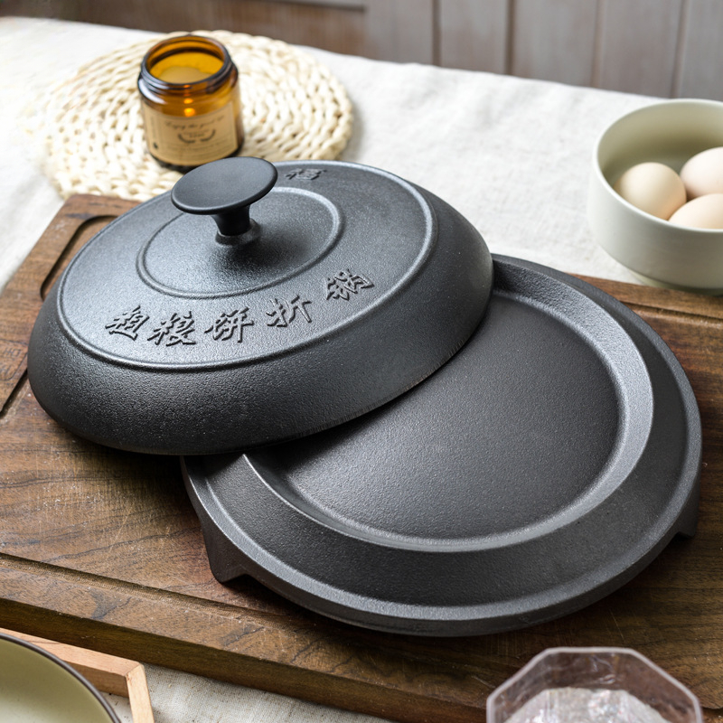 Crepe Maker Non Stick - Heavy Duty Authentic Cast Iron Griddle