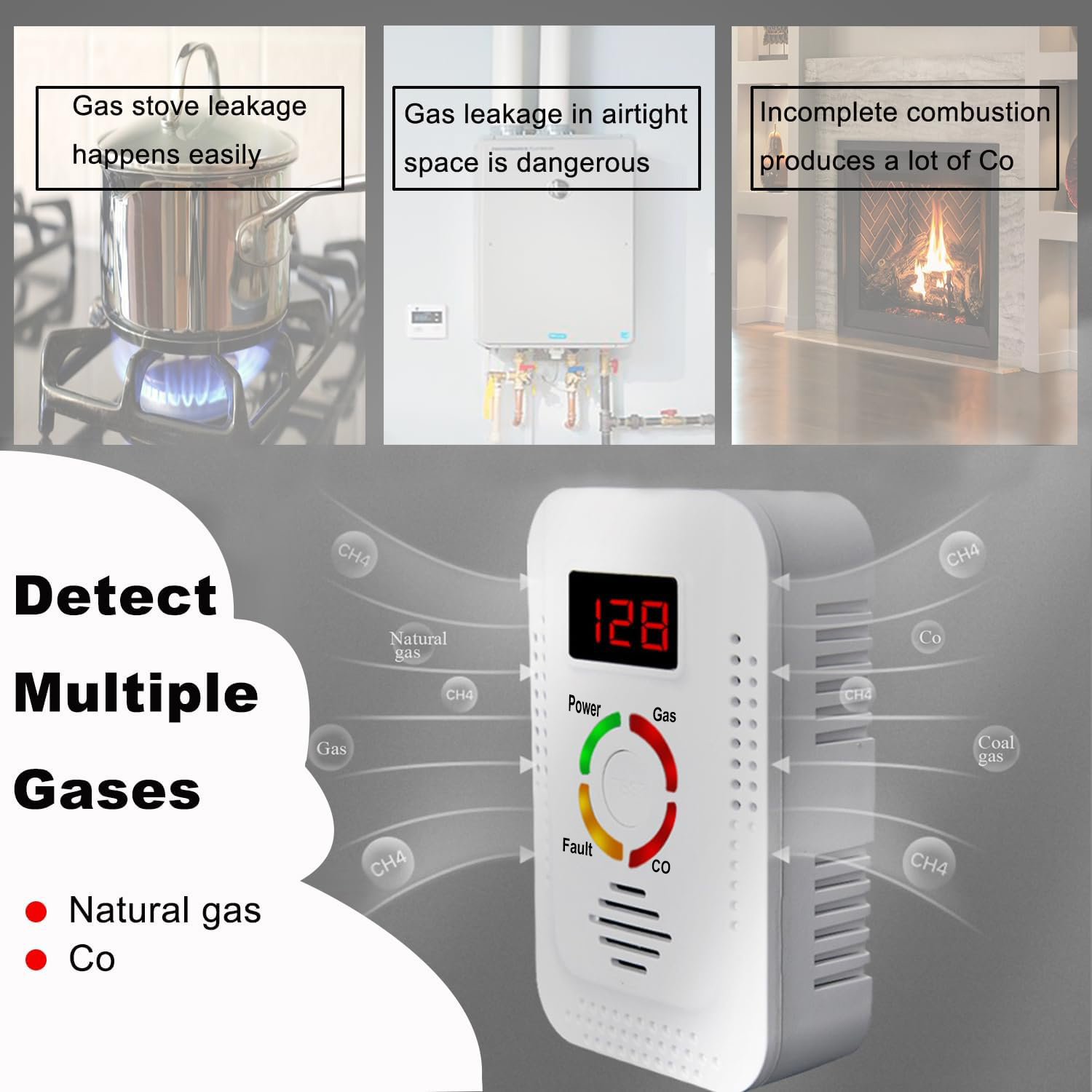 Carbon Monoxide CO And Natural - Kitchen Appliances Video review and price