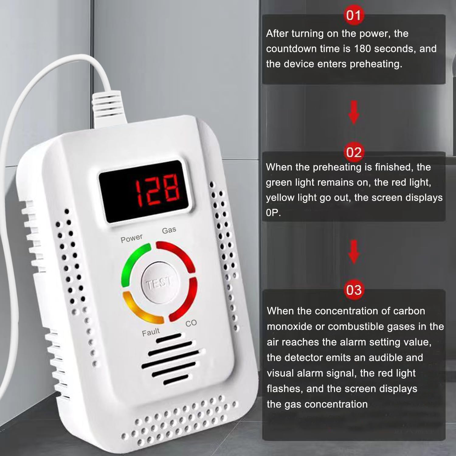 Carbon Monoxide CO And Natural - Kitchen Appliances Video review and price