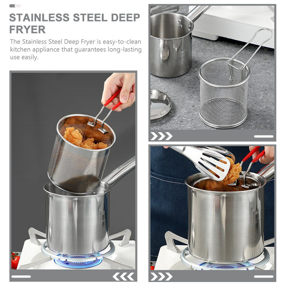 1Set Stainless Steel Deep Frye - Deep Fryer Stainless review and price