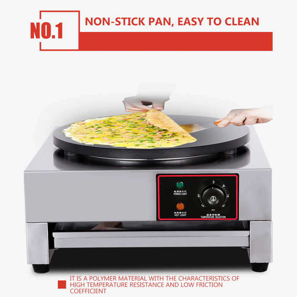 Stainless Steel Electric Crepe - Crepe Maker Non Stick review and price