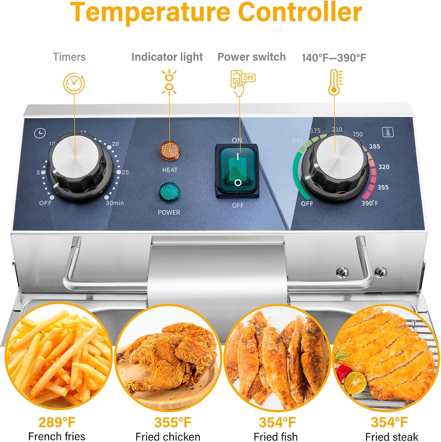 ^Electric Deep Fryer - 13L 13. - Deep Fryer Stainless review and price