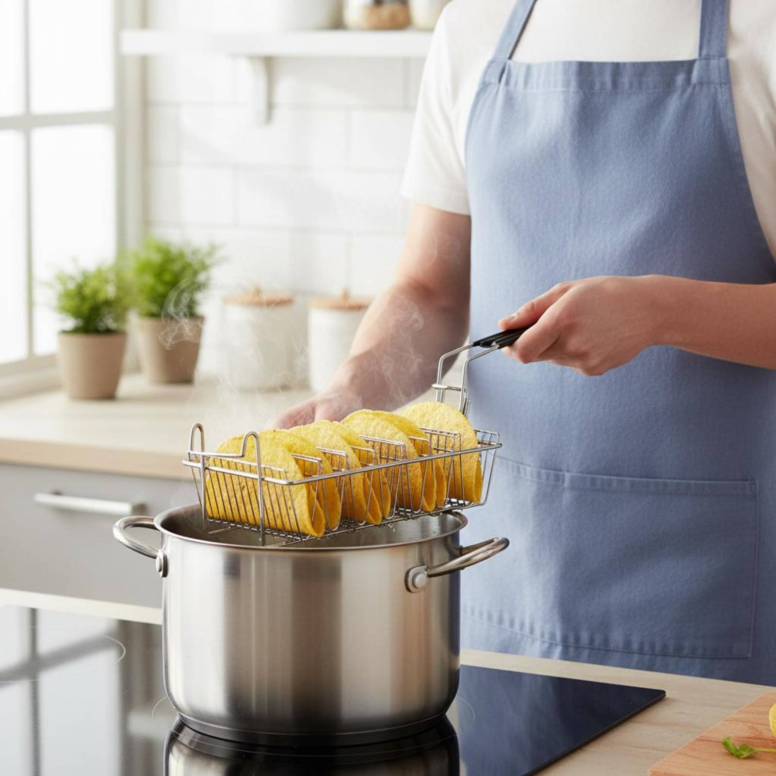 8 Slot Taco Rack Heat Resistan - Deep Fryer Stainless review and price