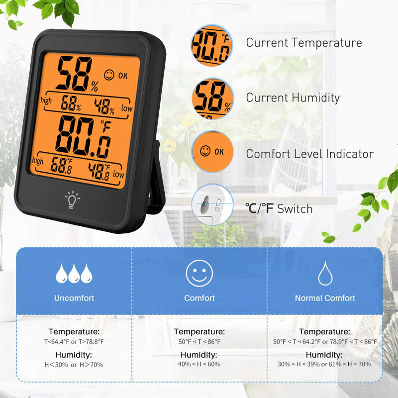 Indoor Digital Temperature Hum - Kitchen Appliances Video review and price