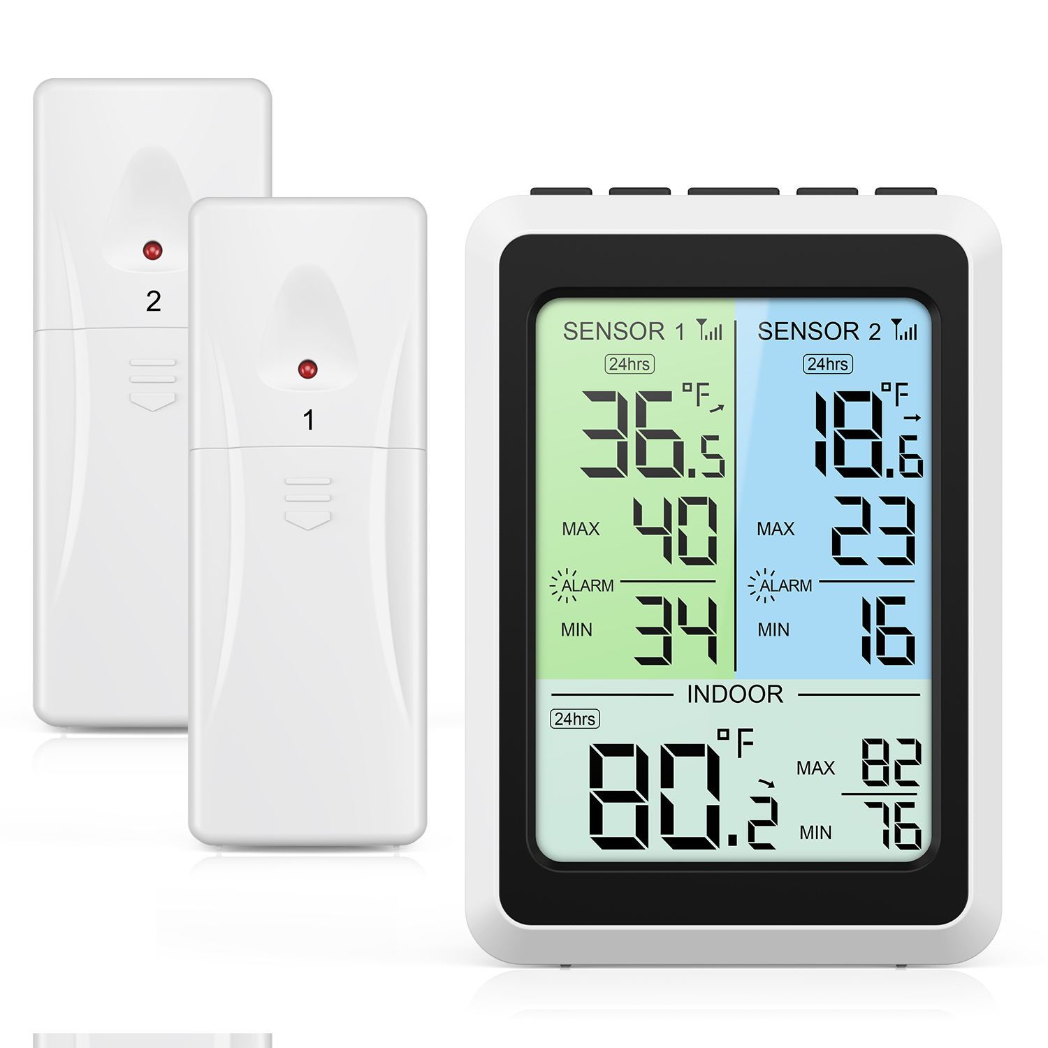 ORIA Digital Fridge Thermomete - Kitchen Appliances Video review and price