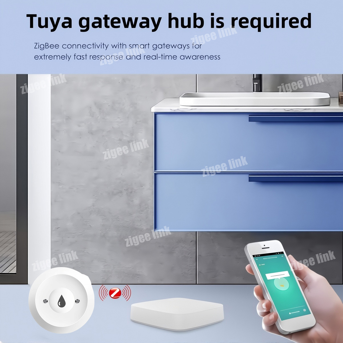 Smart Water Leak Sensor For Tu - Kitchen Appliances Video review and price