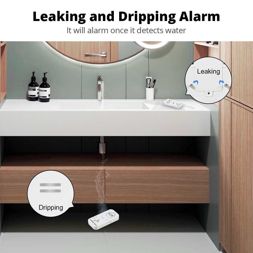 KERUI Wireless Water Sensor 90 - Kitchen Appliances Video review and price