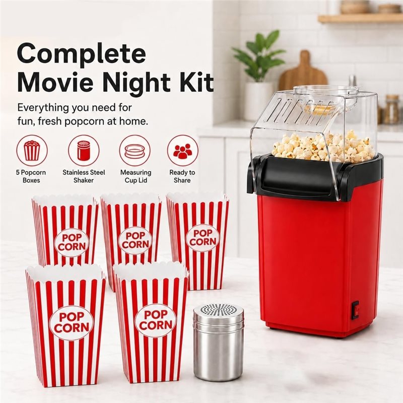 A83G-Hot Air Popcorn Maker Wit - Air Popcorn Maker review and price