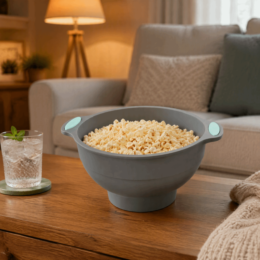 Silicone Popcorn Popper Bowl O - Air Popcorn Maker review and price