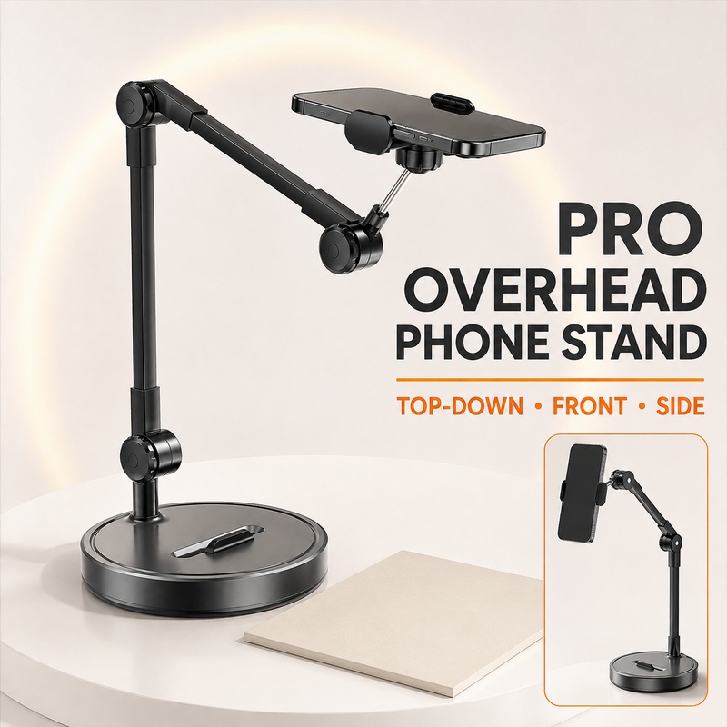 Overhead Phone Stand Desktop T - Kitchen Appliances Video review and price
