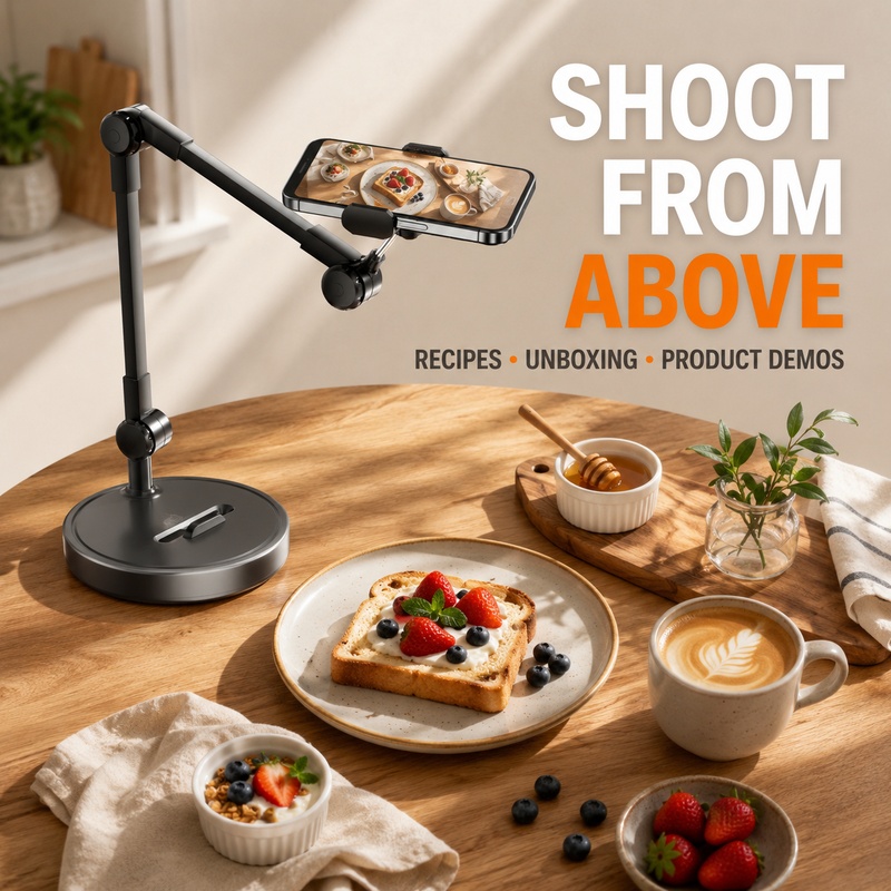 Overhead Phone Stand Desktop T - Kitchen Appliances Video review and price