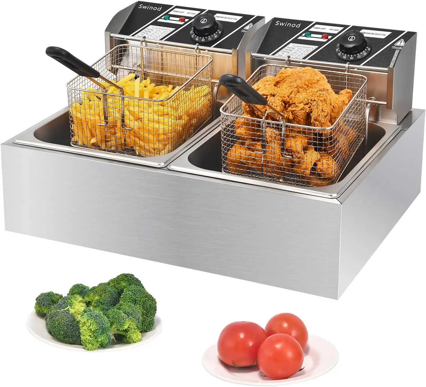 Commercial Deep Fryer with Bas - Deep Fryer Stainless review and price