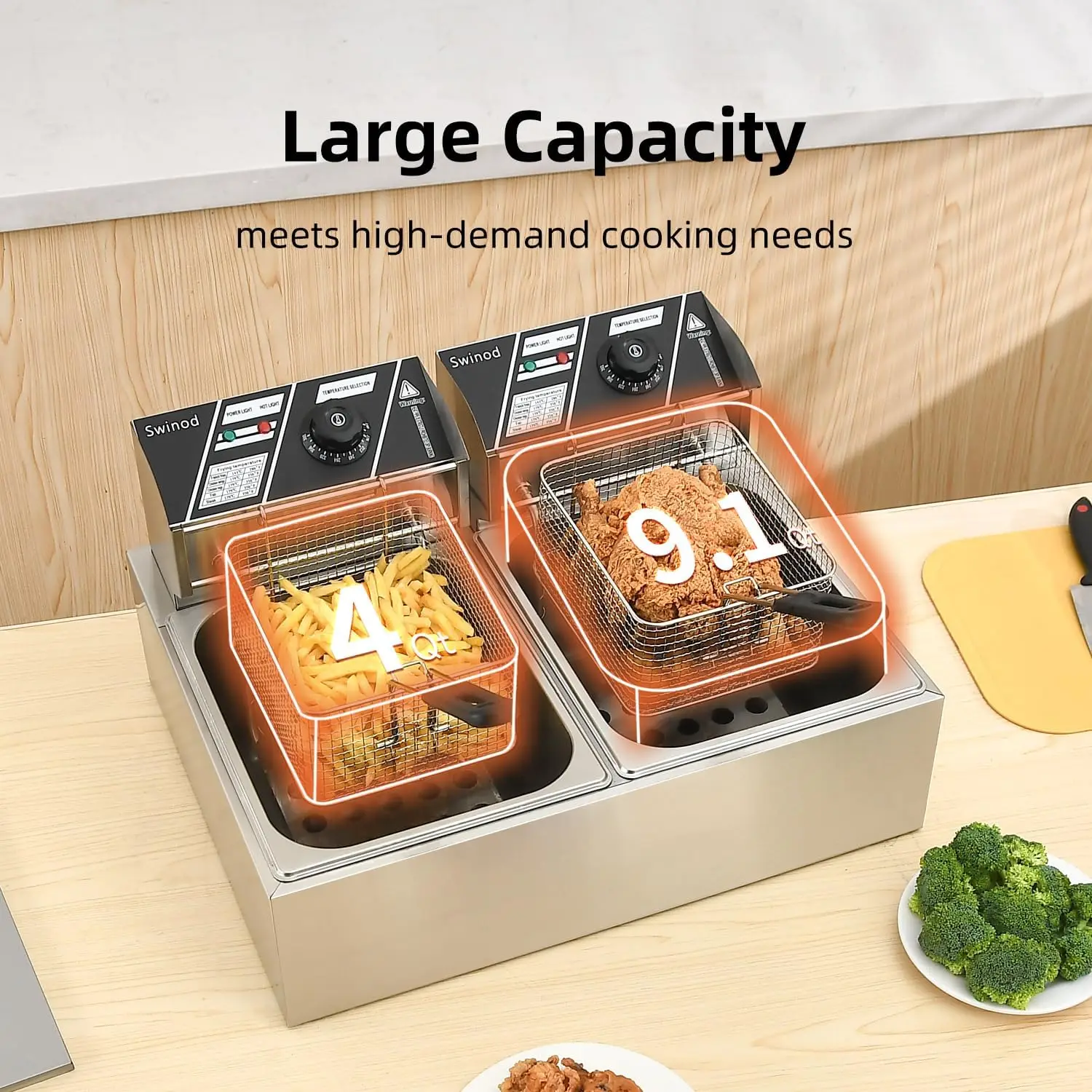 Commercial Deep Fryer with Bas - Deep Fryer Stainless review and price