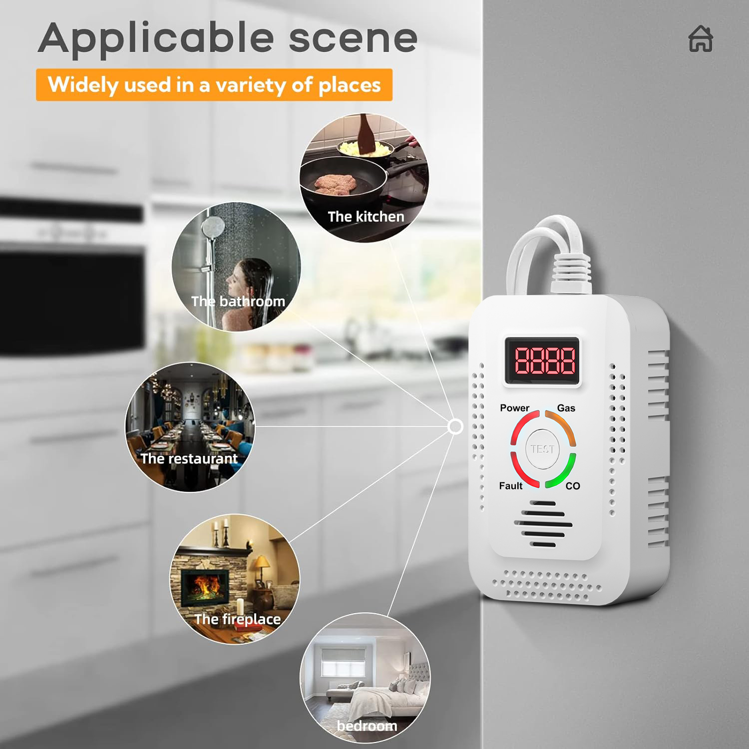 Natural Gas Detector 2in1 And  - Kitchen Appliances Video review and price