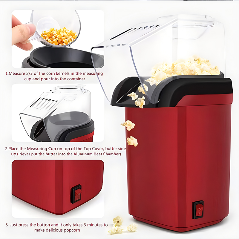 Mini Automatic Hot Air Popcorn - Air Popcorn Maker review and price